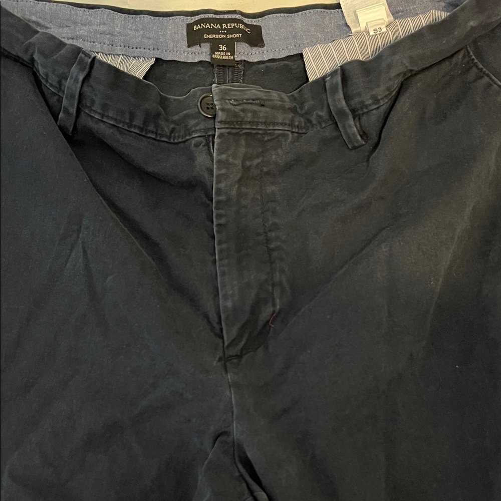 Banana Republic Men's Dark Blue Chinos